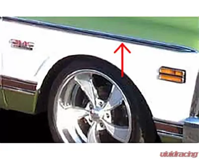 Brothers Trucks Upper Fender Molding Chevrolet | GMC C10 1969-1972 - MF01000