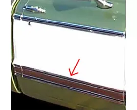 Brothers Trucks Black Lower Left Door Molding Chevrolet | GMC C10 1969-1972
