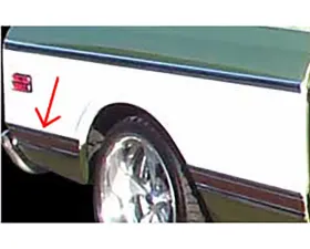 Brothers Trucks Black Rear Left Of Wheel Bed Molding Chevrolet | GMC C10 Longbed 1969-1972