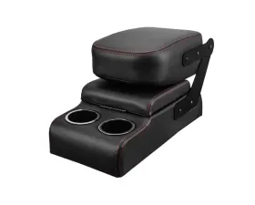 Brothers Trucks Black Sport Custom Buddy Console w/ Black Stitching Chevrolet | GMC C10 1960-1987