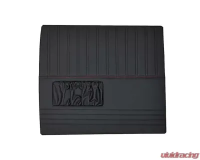 Brothers Trucks Black Sport Custom Door Panels w/ Black Stitching Chevrolet | GMC Truck 1947-1954 - QDP0054BLACK