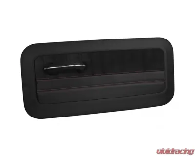Brothers Trucks Black Sport Custom Door Panels w/ Black Stitching Chevrolet | GMC C10 1960-1966 - QDP0066BLACK