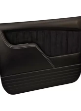 Brothers Trucks Black Sport Custom Door Panels w/ Black Stitching Chevrolet | GMC C10 1967-1972                                     - QDP0072BLACK - Image 2