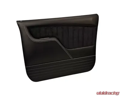 Brothers Trucks Black Sport Custom Door Panels w/ Black Stitching Chevrolet | GMC C10 1967-1972 - QDP0072BLACK