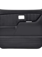 Brothers Trucks Black Sport Custom Door Panels w/ Blue Stitching Chevrolet | GMC C10 1981-1987                                     - QDP0087BLUE - Image 3