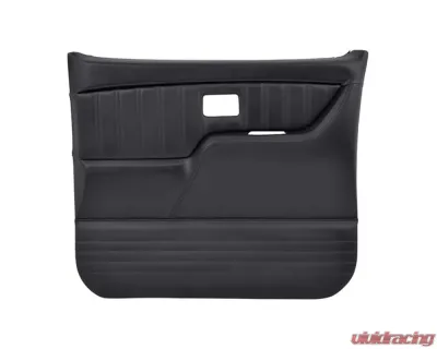 Brothers Trucks Black Sport Custom Door Panels w/ Blue Stitching Chevrolet | GMC C10 1981-1987 - QDP0087BLUE