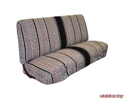 Brothers Trucks Universal Bench Saddle Blanket Seat Cover w/ Black Pinstripe Chevrolet | GMC Truck 1947-1987 - SBSC87UBLACK