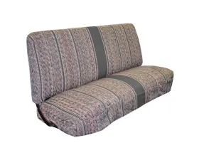 Brothers Trucks Universal Bench Saddle Blanket Seat Cover w/ Gray Pinstripe Chevrolet | GMC Truck 1947-1987