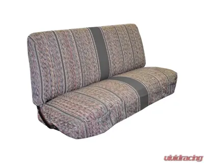 Brothers Trucks Universal Bench Saddle Blanket Seat Cover w/ Gray Pinstripe Chevrolet | GMC Truck 1947-1987 - SBSC87UGRAY