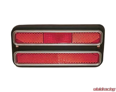 Brothers Trucks Red Deluxe Side Marker Chevrolet | GMC C10 1968-1972 - SMAD2RD