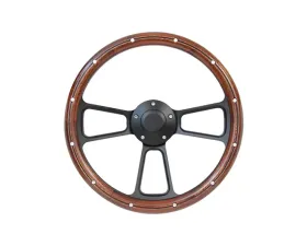 Brothers Trucks Black/Wood Plain Custom Steering Wheels Chevrolet | GMC Truck 1974-1991