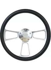 Brothers Trucks Polished/Black Bowtie Custom Steering Wheels Chevrolet | GMC C10 1960-1969                                     - STRF8PB160-69 - Image 2