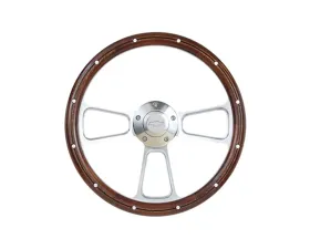 Brothers Trucks Polished/Wood Bowtie Custom Steering Wheels Chevrolet | GMC C10 1960-1969