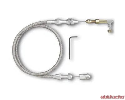 Brothers Truck 2" Universal Throttle Cable Assembly Chevrolet | GMC Truck 1947-1987 - TCAU024STAINLESS