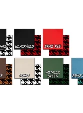 Brothers Trucks Black/White Custom Houndstooth Seat Cover Chevrolet | GMC C10 1960-1966                                     - UP66H00BLKWHT - Image 2