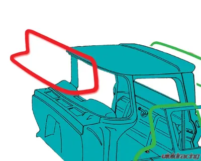 Brothers Trucks Deluxe Windshield Seal Chevrolet | GMC C10 1971-1972 - W172DLX