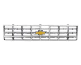 BROTHERS Trucks C/K Chevy Grille - w/ Bowtie - Silver