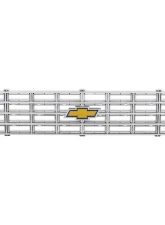 BROTHERS Trucks C/K Chevy Grille - w/ Bowtie - Silver                                     - 04-169 - Image 6