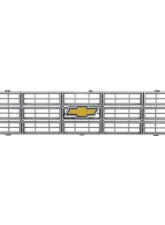BROTHERS Trucks C/K Chevy Grille - w/ Bowtie - Argent Grey                                     - 04-171 - Image 7