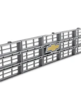 BROTHERS Trucks C/K Chevy Grille - w/ Bowtie - Argent Grey                                     - 04-171 - Image 2