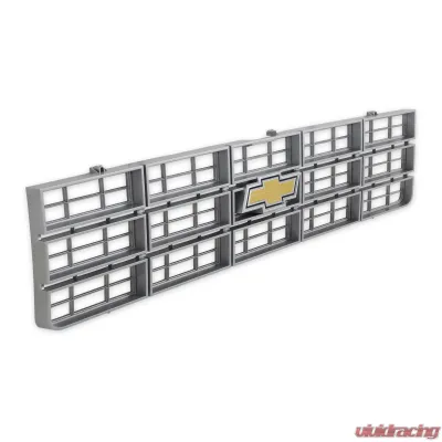 BROTHERS Trucks C/K Chevy Grille - w/ Bowtie - Argent Grey - 04-171
