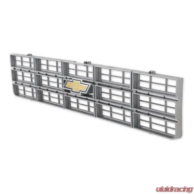 BROTHERS Trucks C/K Chevy Grille - w/ Bowtie - Argent Grey - 04-171