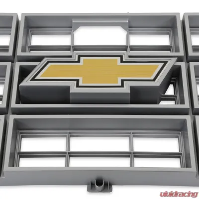 BROTHERS Trucks C/K Chevy Grille - w/ Bowtie - Argent Grey - 04-171