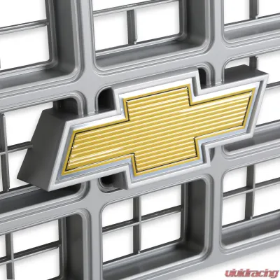 BROTHERS Trucks C/K Chevy Grille - w/ Bowtie - Argent Grey - 04-172