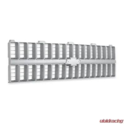 BROTHERS Trucks C/K Chevy Grille - w/ Bowtie Mount - Silver - 04-175