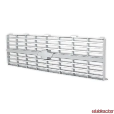 Brothers Trucks C/K Grille Silver for 1983-1984 Chevy C/K, Blazer, Suburban, Single Headlight - 04-176