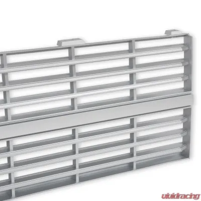 Brothers Trucks C/K Grille Silver for 1983-1984 Chevy C/K, Blazer, Suburban, Single Headlight - 04-176