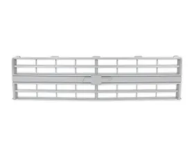 BROTHERS Trucks C/K Grille - w/ Bowtie - w/o Molding - Single Headlight - Silver