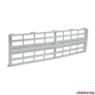 BROTHERS Trucks C/K Grille - w/ Bowtie - w/o Molding - Single Headlight - Silver - 04-178