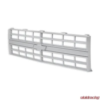 BROTHERS Trucks C/K Grille - w/ Bowtie - w/o Molding - Single Headlight - Silver - 04-178