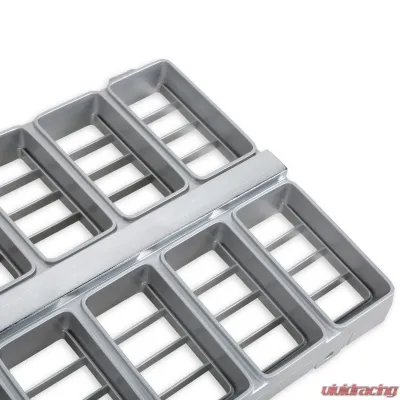 BROTHERS Trucks C/K Chevy Grille - w/o Bowtie - Chrome/Grey - 04-326