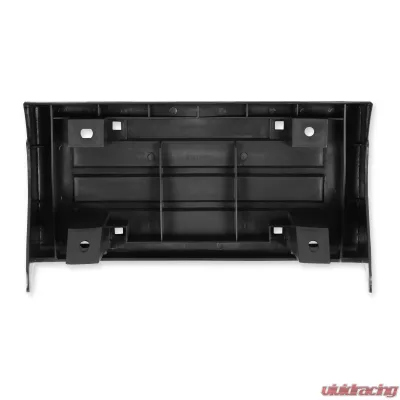 BROTHERS Trucks GMT400 Front License Plate Bracket - w/o Strip - Black - 04-359
