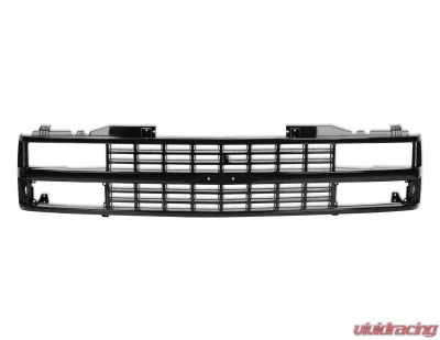 BROTHERS Trucks GMT400 Chevy Grille - Dual Headlight - Black - 04-365