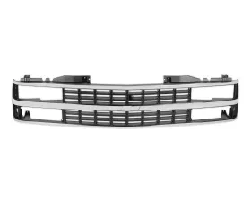 BROTHERS Trucks GMT400 Chevy Grille - Dual Headlight - Chrome