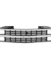 BROTHERS Trucks GMT400 Chevy Grille - Dual Headlight - Chrome                                     - 04-366 - Image 6