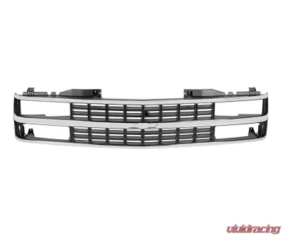 BROTHERS Trucks GMT400 Chevy Grille - Dual Headlight - Chrome - 04-366