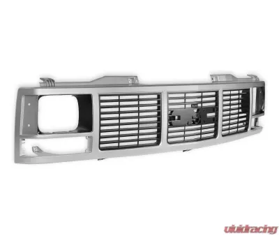 Brothers Trucks GMT400 GMC Grille - Single Headlight - Argent Silver - 1988-1993 - 04-367