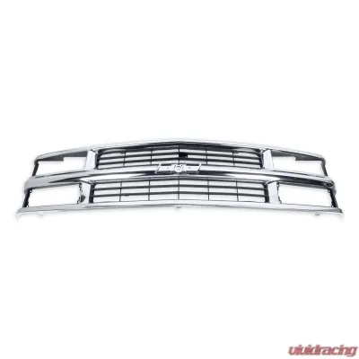BROTHERS Trucks GMT400 Chevy Grille w/o Sport Package - Chrome/Black - 04-488