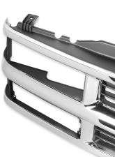 BROTHERS Trucks GMT400 Chevy Grille w/o Sport Package - Chrome/Black                                     - 04-488 - Image 3
