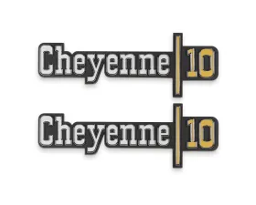 BROTHERS Trucks C/K Fender Badge Pair - Cheyenne 10