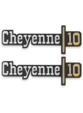 BROTHERS Trucks C/K Fender Badge Pair - Cheyenne 10                                     - 04-537 - Image 5