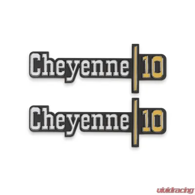 BROTHERS Trucks C/K Fender Badge Pair - Cheyenne 10 - 04-537