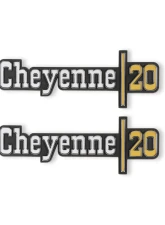 BROTHERS Trucks C/K Fender Badge Pair - Cheyenne 20                                     - 04-538 - Image 5