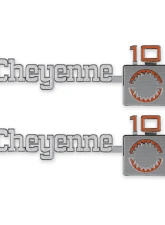 BROTHERS Trucks C/K Fender Badge Pair - Cheyenne 10                                     - 04-539 - Image 6