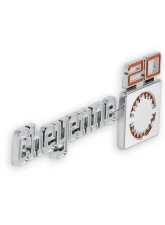 Brothers Trucks C/K Fender Badge Pair for 1975-1980 Chevrolet C/K 20, Silver Finish                                     - 04-540 - Image 2