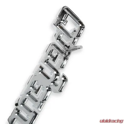 Brothers Trucks C/K Fender Badge Pair for 1975-1980 Chevrolet C/K 20, Silver Finish - 04-540